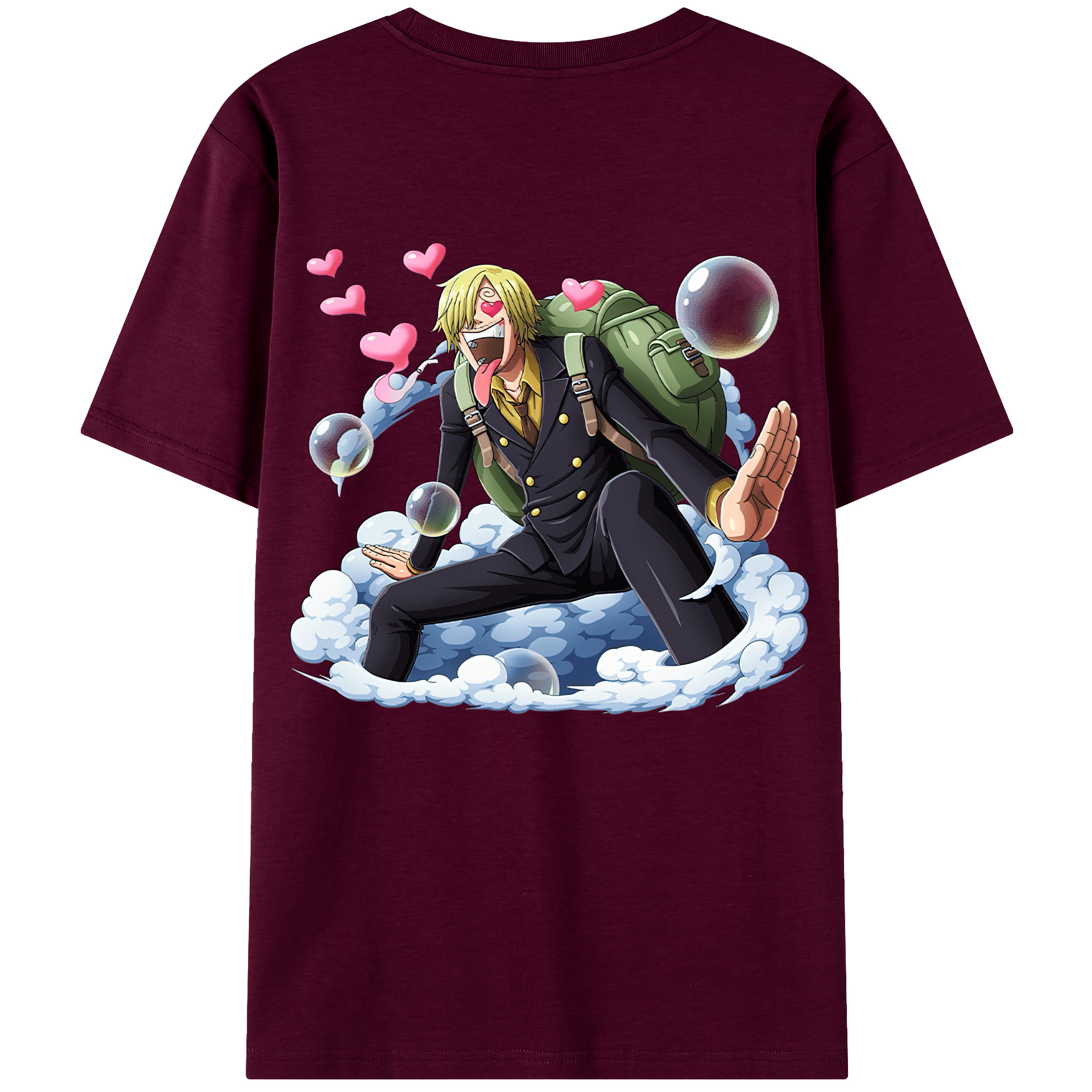 （画像用） ワンピース サンジ ONE PIECE Sanji レディース半袖Tシャツ(バックプリント)